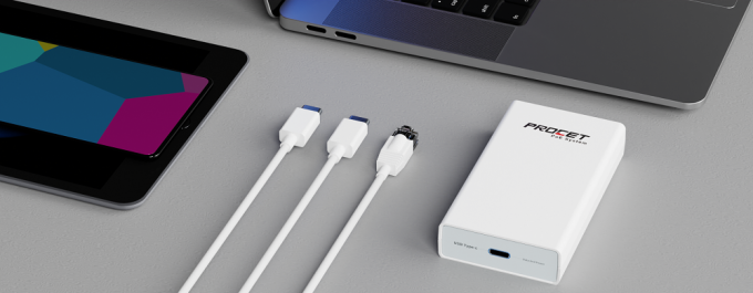 USB-CのアダプターへのProcet新しいPoE